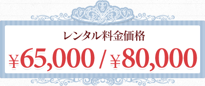 レンタル料金価格￥25,000